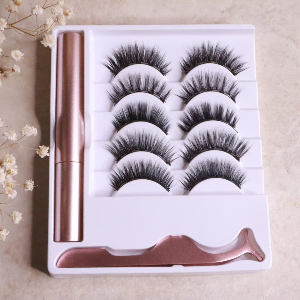 Magnetic eyelashes high quality five pairs